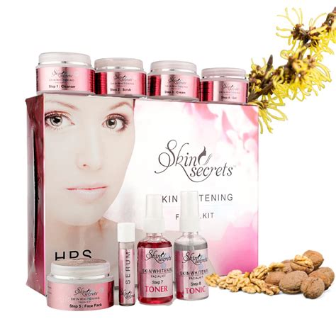 Skin Secrets Skin Whitening Facial Kit with Licorice Extract for a ...