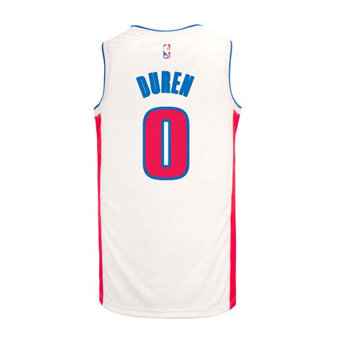 Youth Detroit Pistons Jalen Duren Nike Association Swingman Jersey - 2 ...