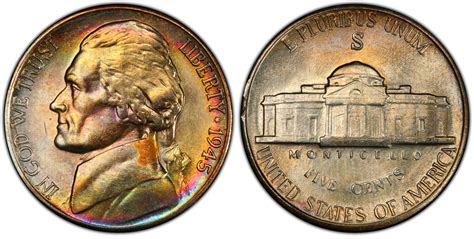 Images of Jefferson Nickel 1945-S 5C - PCGS CoinFacts