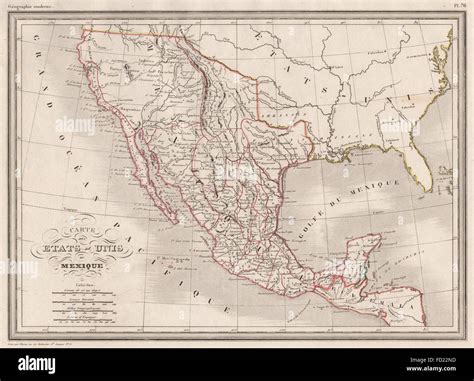 Texas mexico map hi-res stock photography and images - Alamy