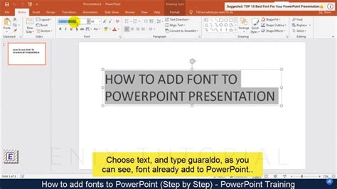 Image result for PowerPoint Add Font