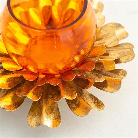 Buy Marigold Multicolour Metal T-Lite Holder- Set Of 2 from Home Centre ...