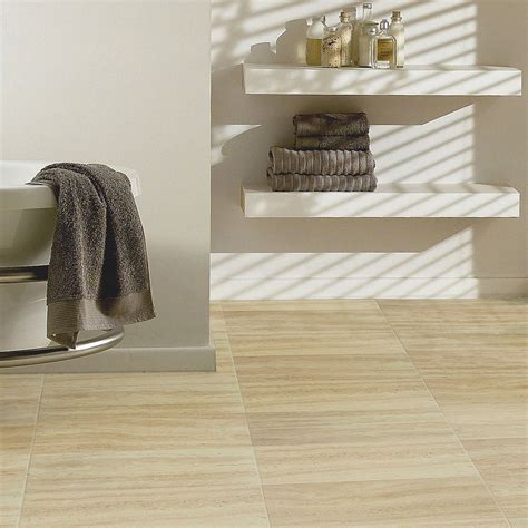Colours Leggiero Cream Travertine Tile Effect Laminate Flooring ...