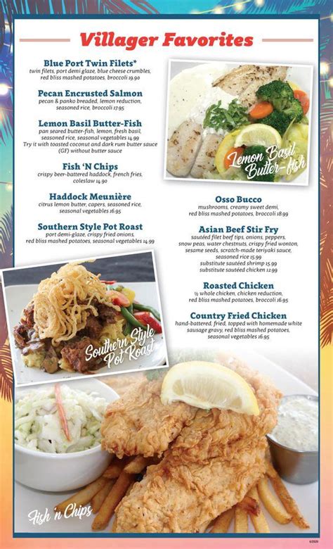 Menu at Bonifay - Country Club Restaurant, The Villages, Pinellas Pl