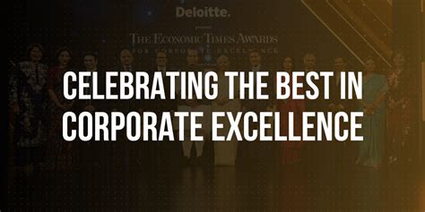 The Economic Times Awards for Corporate Excellence 2021