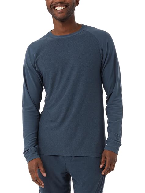 32 Degrees Heat Mens Colorblock Knit Sleep Shirt - Walmart.com