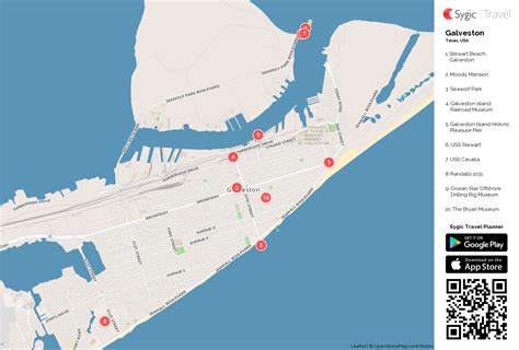 Maps Of Cities Galveston Tx