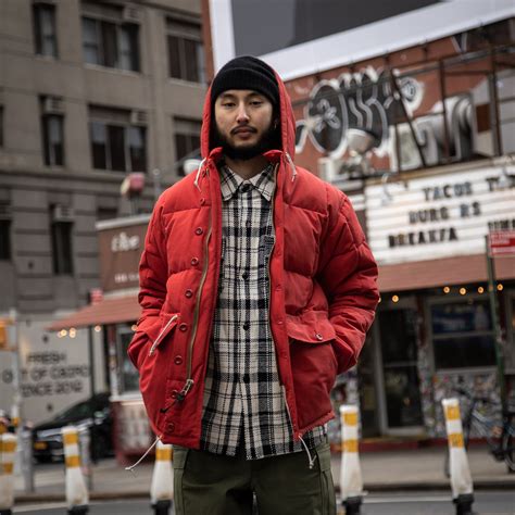 Red Winter Jacket Men