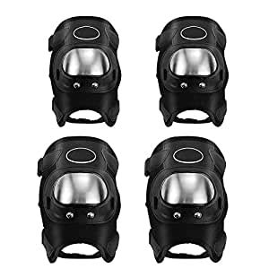 OtoRoys Alloy Steel Elbow and Knee Guard Flexible Adjustable Armor ...
