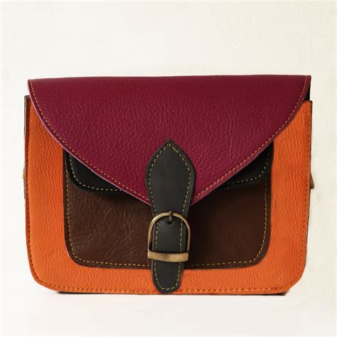 Get Faux Leather Sling Bag-Magenta at ₹ 499 | LBB Shop