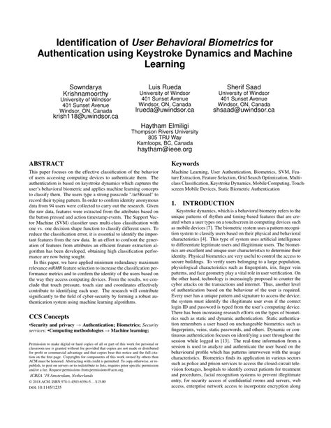 Image result for Behavioral Biometrics Authentication Keystroke
