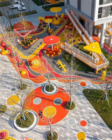 This Park Design Was Inspired By A Volcano And Its Lava Flow | Parking ...