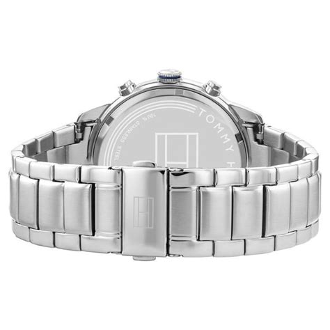 Buy Online Tommy Hilfiger Blue Dial Stainless Steel Strap Watch for Men ...