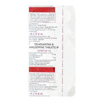 Aztel Am 40/5mg - Strip of 10 Tablets : Amazon.in: Health & Personal Care