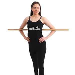 HealthAndYoga® StretchNHeal Pranayama Stick - Detachable Wooden Yoga ...