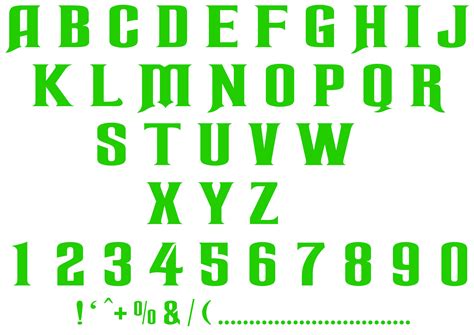 Instant Download 2 Wicked Musical Movie Font SVG and TTF - Wickend Full ...