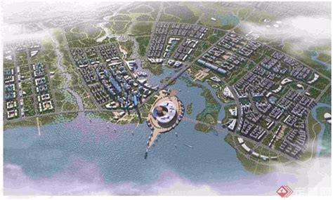 某城市滨湖新区概念规划设计方案[原创]