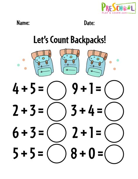Kindergarten Math Worksheets 的图像结果