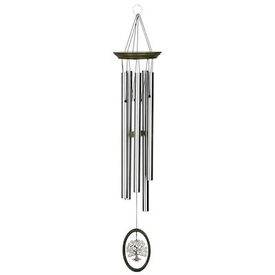 Silver 24-Inch-Tall Wind Chimes at Lowes.com