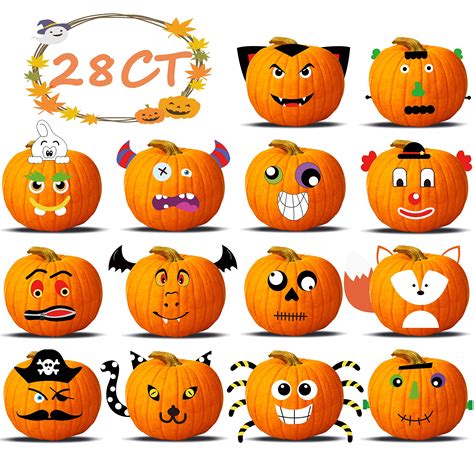 Jack O Lantern Faces Easy Faces