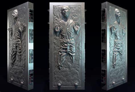 ArtStation - Han Solo frozen in carbonite