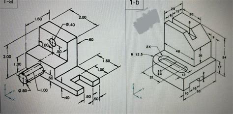 Orthographic Drawing Examples Using Third Angle 的图像结果