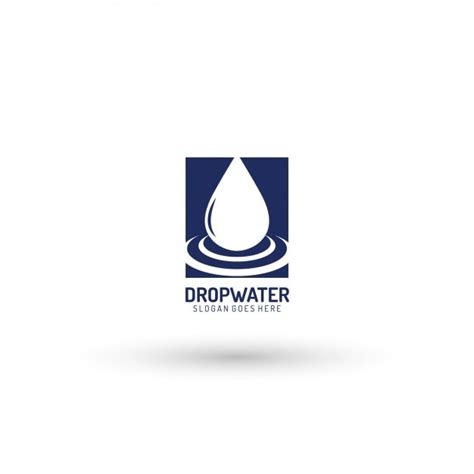 Drop Template Logo | Premium Vector
