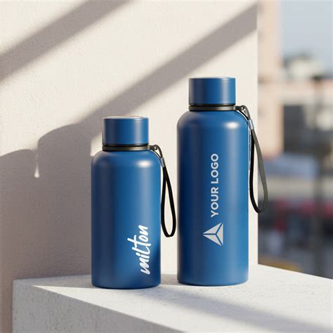 Milton Aura Thermo Steel Bottle with Logo | Custom Steel Water Bottle ...