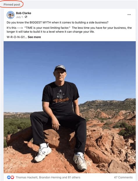 Image result for Pinned Facebook Post