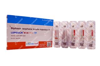 Lupisulin M 3070 100 Iu Cartridge 3 Ml Pack Of 5 - Uses, Side Effects ...