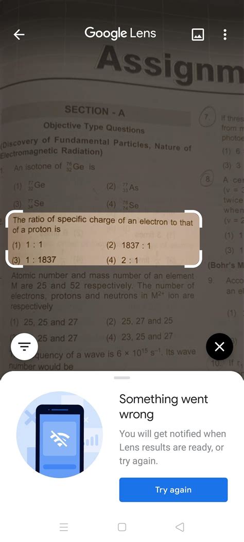 The ratio of specific charge of electron to that of proton? - Brainly.in