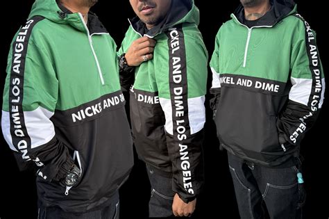 NIckel and Dime Los Angeles Active pull over windbreaker (EXCLUSIVE LI ...