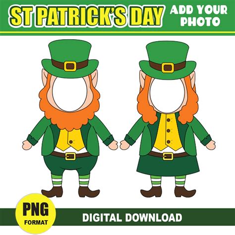 St Patrick's Day Leprechaun Add Your Own Photo Picture | PNG Leprechaun ...