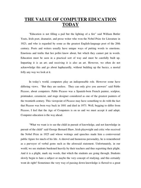 Use of Computer in Education System PDF 的图像结果