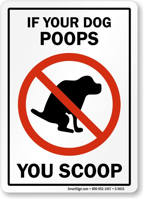 Image result for Dog Poop Signs