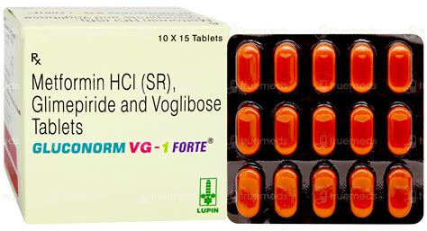 Gluconorm Vg 1 Forte Tablet 15: Uses, Side Effects, Price & Substitutes
