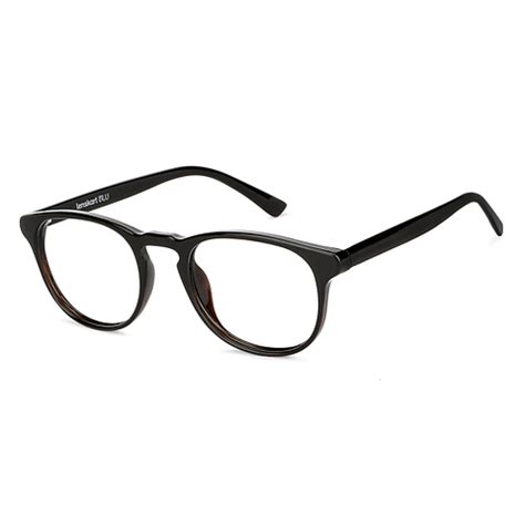 Buy Blue Block Screen Glasses: Black Full Rim Round Lenskart BLU LB ...