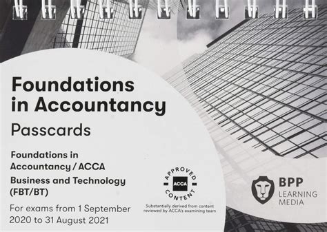 Buy FIA Business and Technology FBT (ACCA F1): Passcards Book Online at ...
