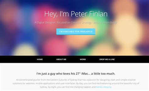 Peter Finlan Digital Designer,Best CSS, Website Gallery, CSS Galleries ...