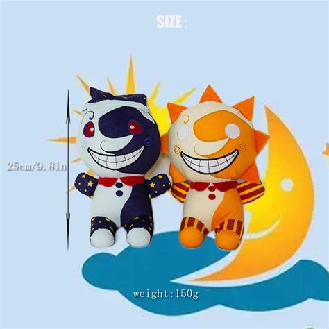 Buy X Xhtang Sundrop FNAF Plushies Toys Clown Figure Cartoon Plush Toy ...