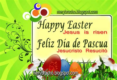 Happy Easter. Feliz Día de Pascua / Resurrección