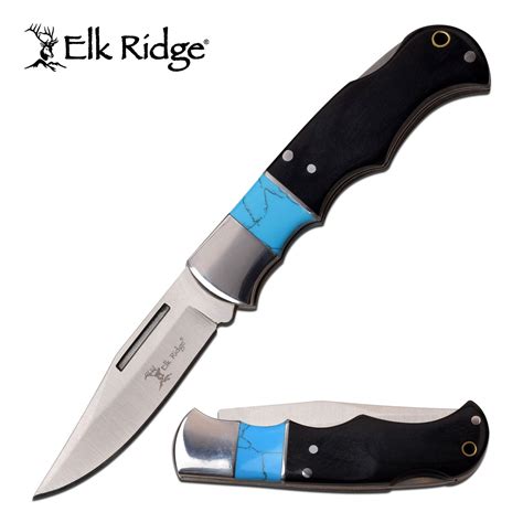 Sophisticated Elk Ridge Manual Lockback Folding Pocket Knife