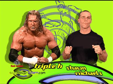 Shawn Michaels Summerslam 2003 Shawn Michaels Vs Triple H At