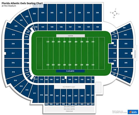 Fau Football Stadium Seating Chart Picture Post – The New Stadium