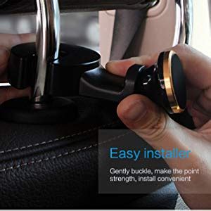 Suzec Universal Magnetic Rear Back Seat/Headrest Car Phone/ipad/Tablet ...