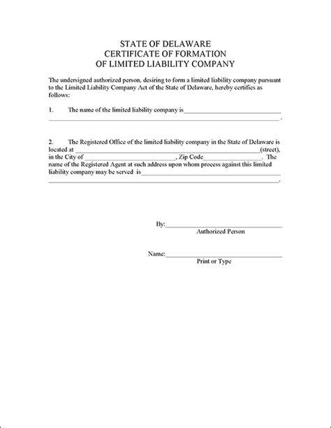 Delaware LLC Filing 的图像结果