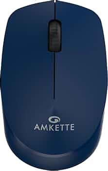 Amkette Hush Pro Go Wireless Mouse with Advance 2.4 Ghz Connectivity ...