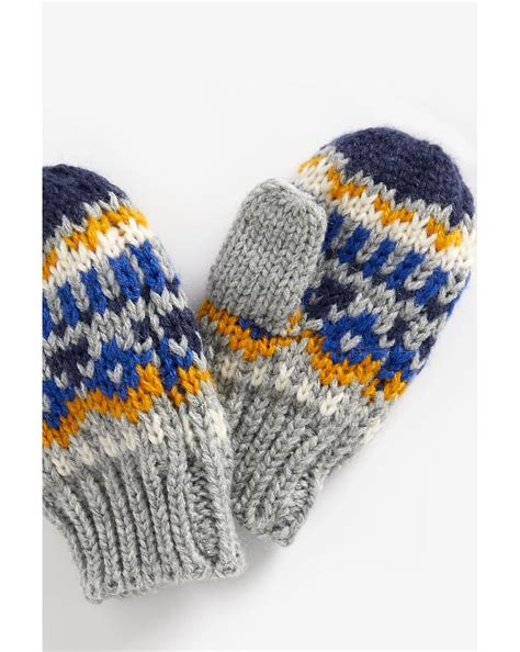 Buy Boys Gloves Fair Isle Design - Multicolor Online at Best Price ...
