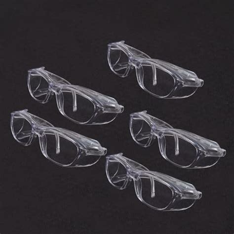 ILiFF Protec Premium Safety Goggles - Clear Lens - Pack of 5 - Eye ...