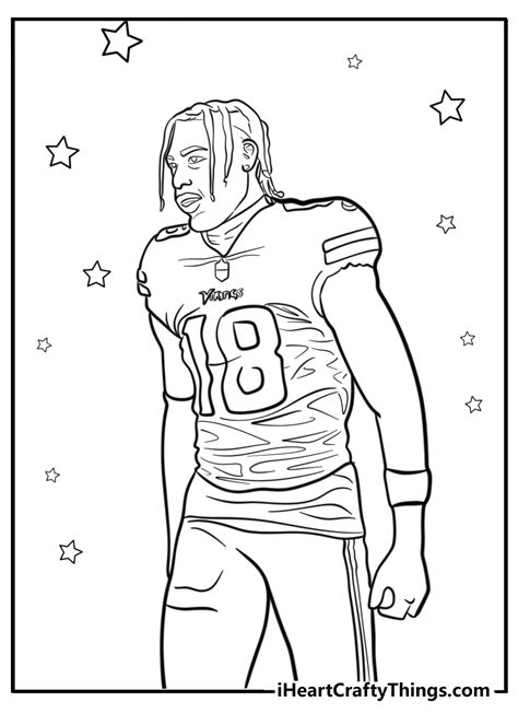 Nfl Football Player Coloring Pages